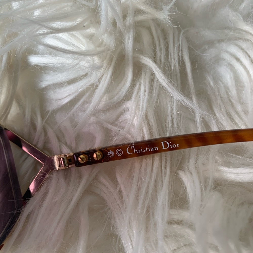 1940's CHRISTIAN DIOR VINTAGE OVERSIZED GLASSES - Picture 4 of 8